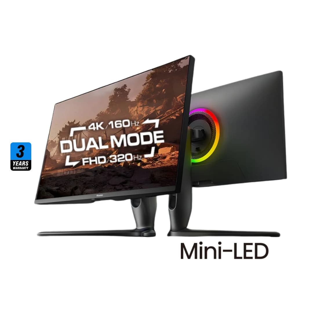 Hisense 27G7Q-Pro 27 Dual Refresh rate 4K (3840x2160) (160Hz 4K - 320Hz FHD) 1Ms IPS Mini-Led Flat