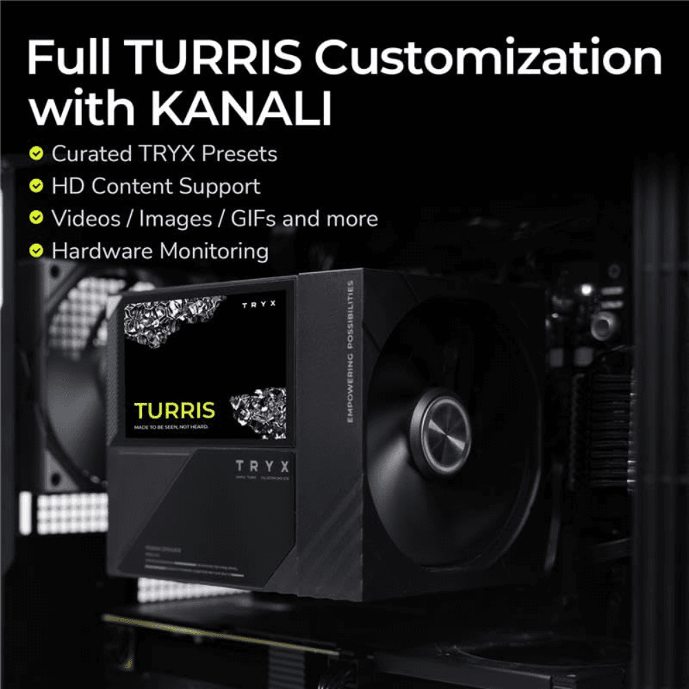 TRYX TURRIS 620 CPU Air Cooler Black — thumbnail 5 of 9