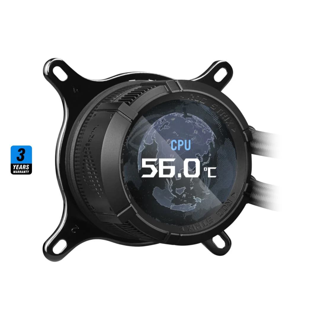 ASUS ROG STRIX LC III 360 ARGB Black, LCD — thumbnail 4 of 7