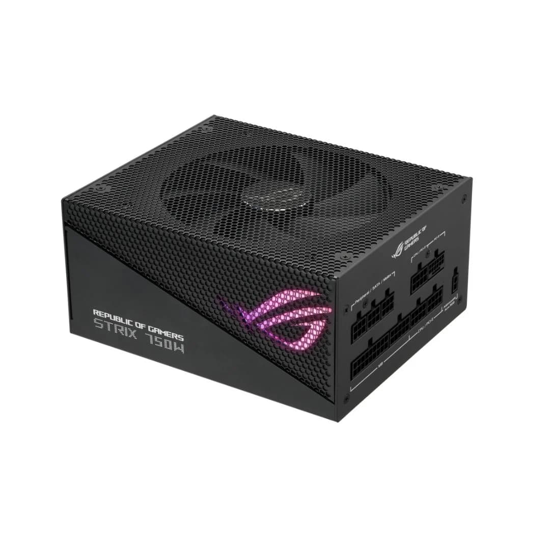 ASUS ROG STRIX GAMING 750W Gold Aura Edition, Full Modular, 80+ Gold, PCIe 5.0 , ATX 3.0, Black — thumbnail 5 of 5