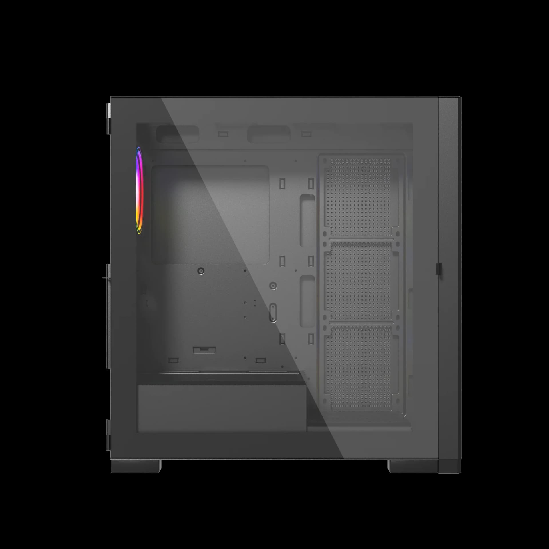 Raptor 290-XL ARCTIC HAWK RGB Mid Tower Case - Black — thumbnail 8 of 10