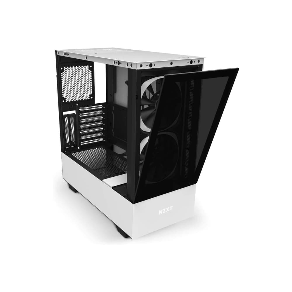 NZXT H510 ELITE TEMPERED GLASS CASE WHITE — thumbnail 4 of 6