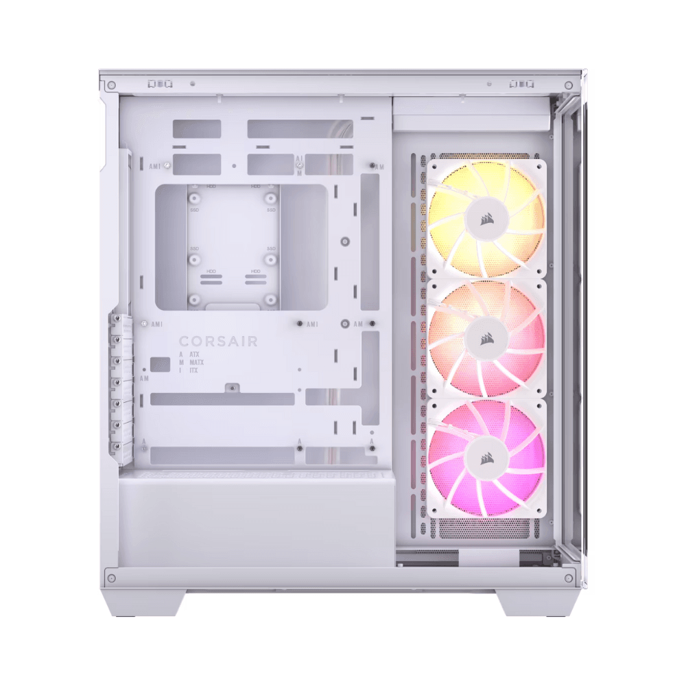 CORSAIR 3500X ARGB TEMPERED GLASS MT CASE WHITE — thumbnail 3 of 6