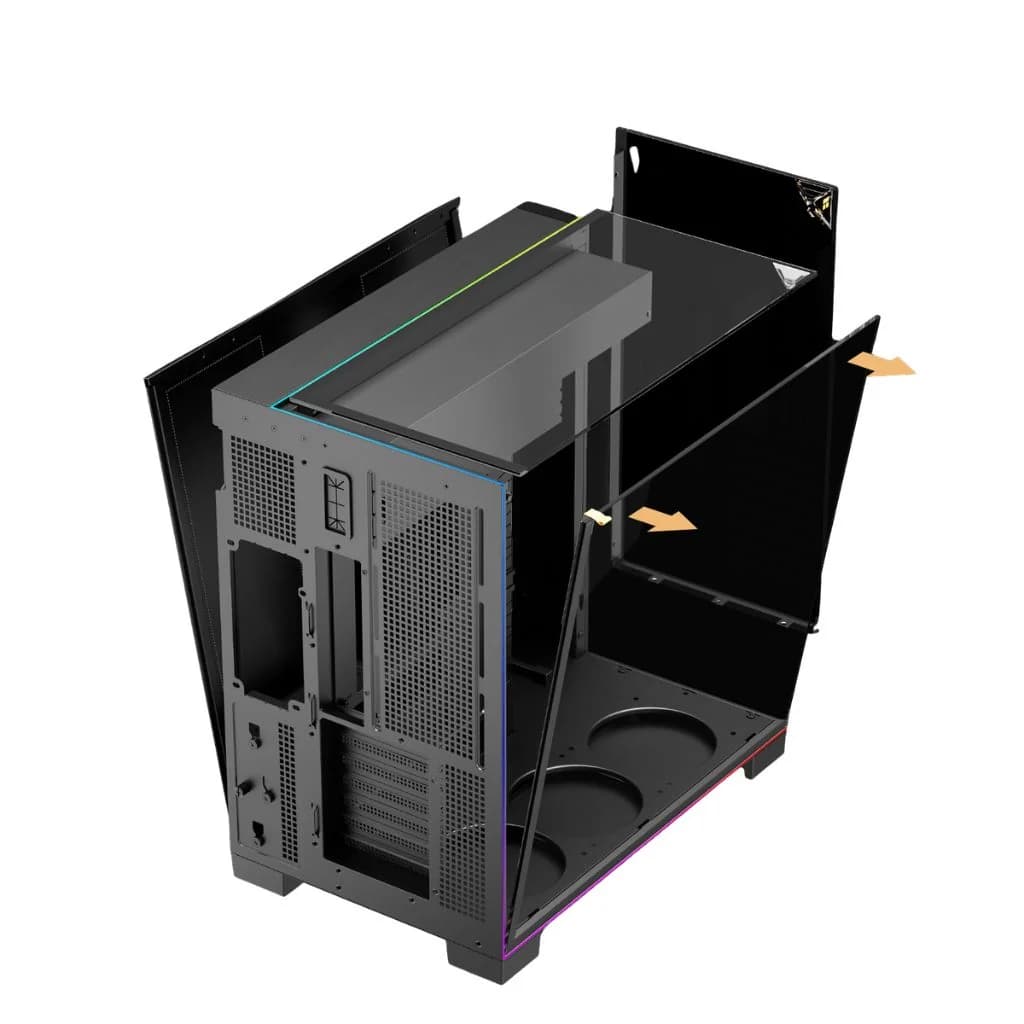 Thermalright TR-A70 VISION 5-Fan with LCD - ATX Computer Case, Black — thumbnail 4 of 4
