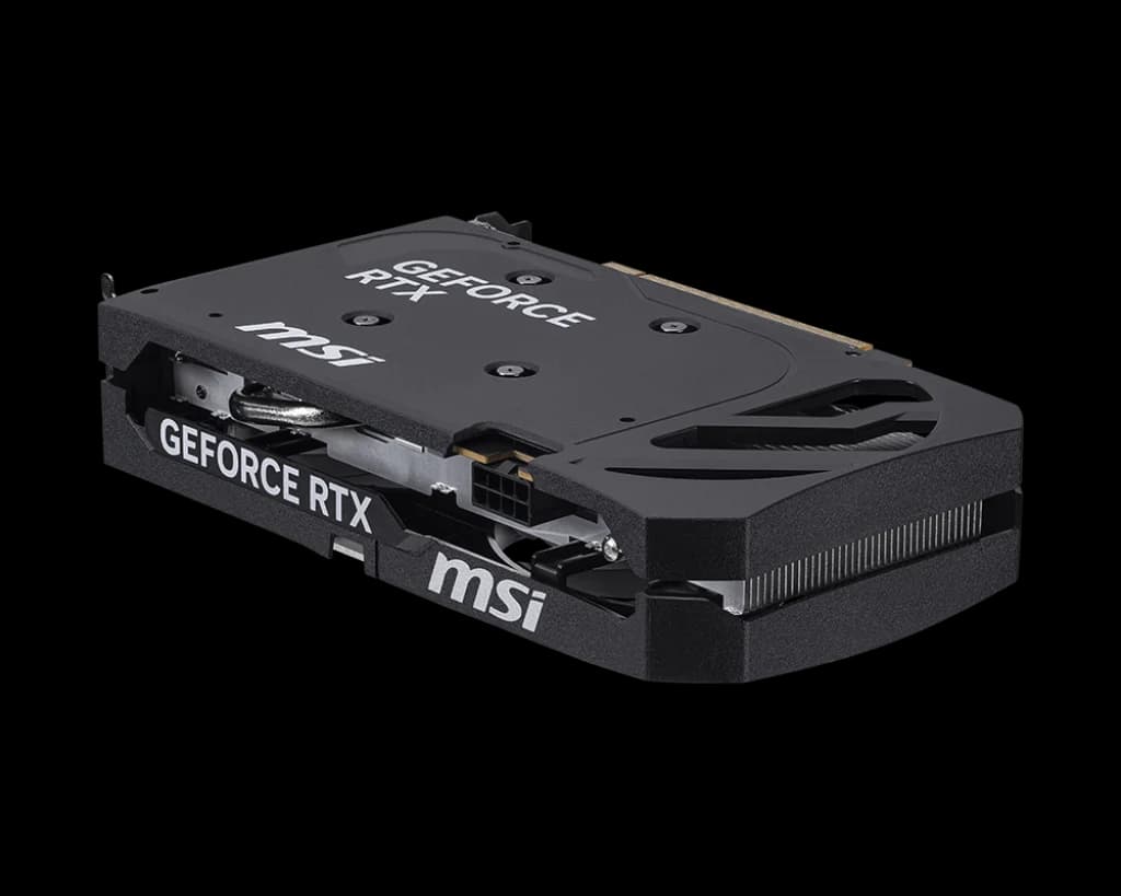 MSI GeForce RTX 5050 8G SHADOW 2X OC – 2560 CUDA Cores, 20 Gbps GDDR6, Boost 2617 MHz, Dual-Fan, PCIe 5.0, 130 W — thumbnail 4 of 5