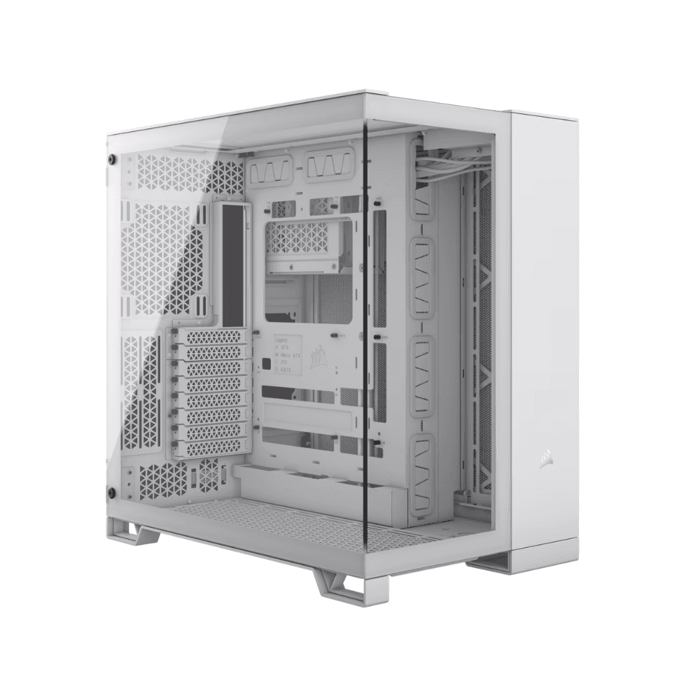 CORSAIR 6500X TEMPERED GLASS MT CASE WHITE — thumbnail 2 of 5
