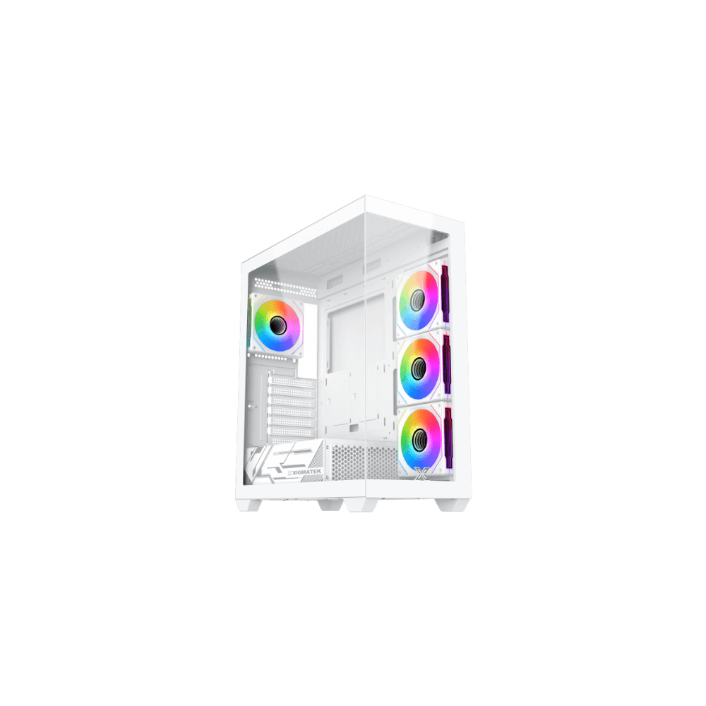XIGMATEK BLAST ARCTIC – E-ATX Mid-Tower PC Case – White