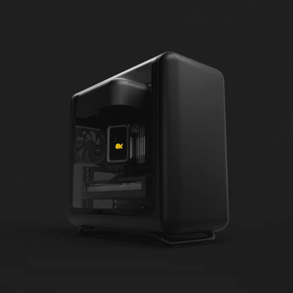 HYTE X50 TEMPERED GLASS SIDE PANAL MID TOWER CASE – BLACK