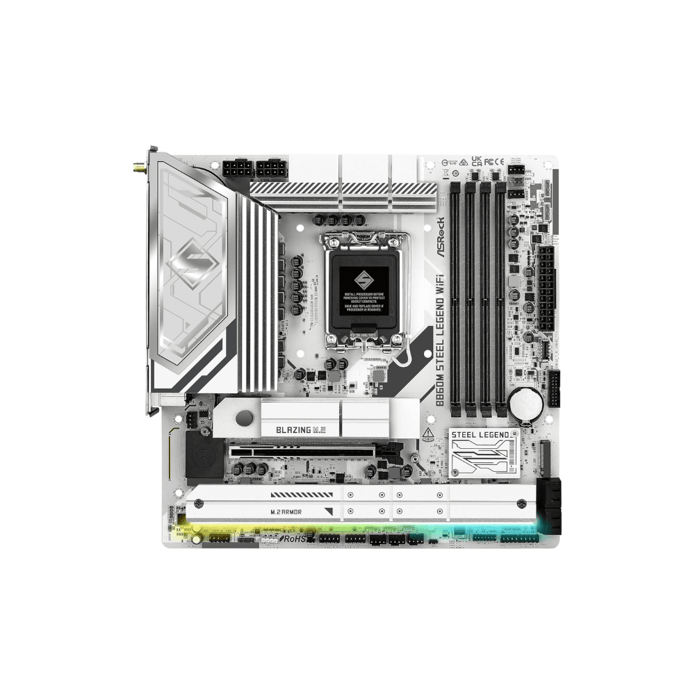 ASROCK B860M STEEL LEGEND WIFI 1851 LGA — thumbnail 2 of 4