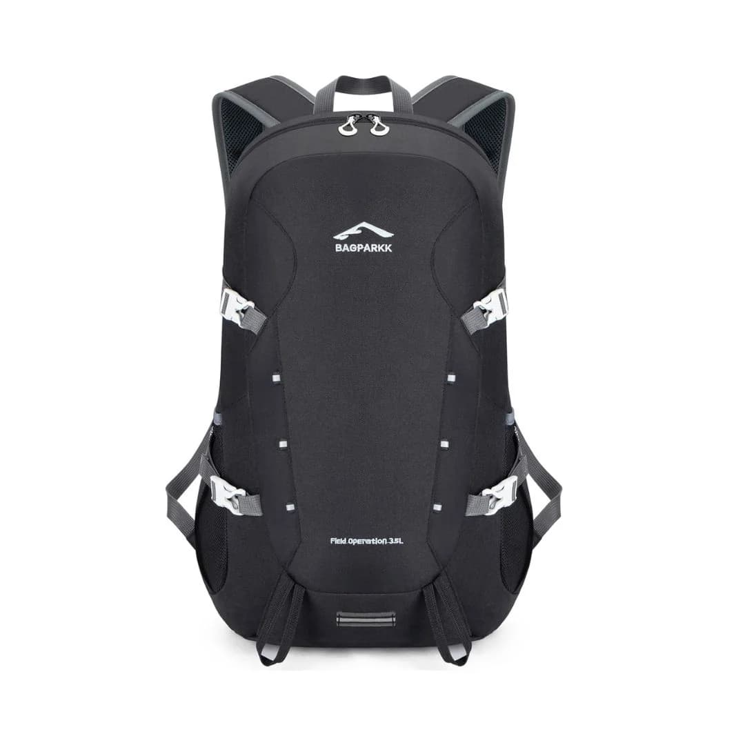 BAG Raptor Travel Hiking Compartments Backpack 15.6-inch Laptop - Black
