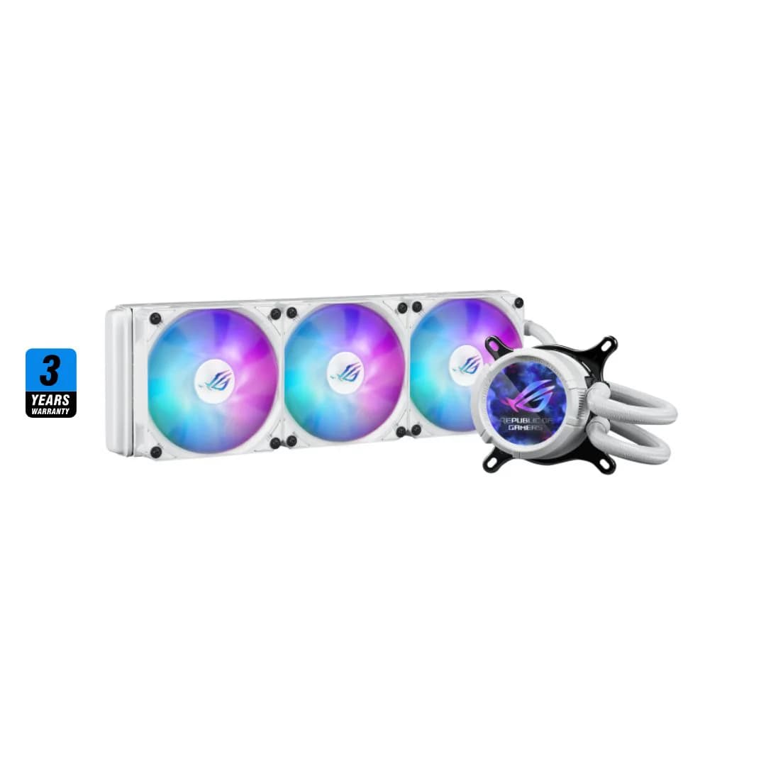 ASUS ROG Strix LC III 360 ARGB White, LCD — thumbnail 2 of 7
