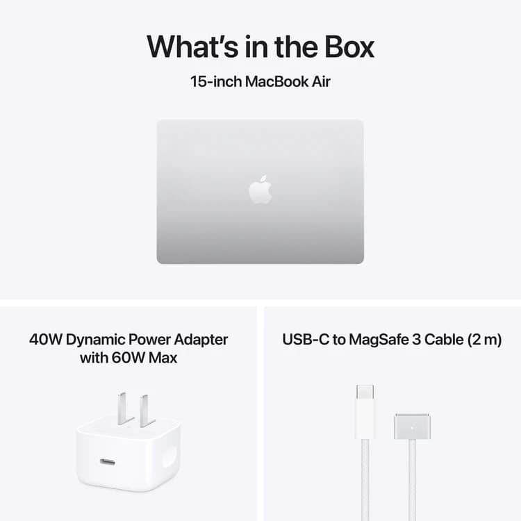 Apple 15" MacBook Air M5 10-Core CPU - 16GB RAM - 1TB SSD - 10-Core GPU - Arabic (Silver) — thumbnail 8 of 8