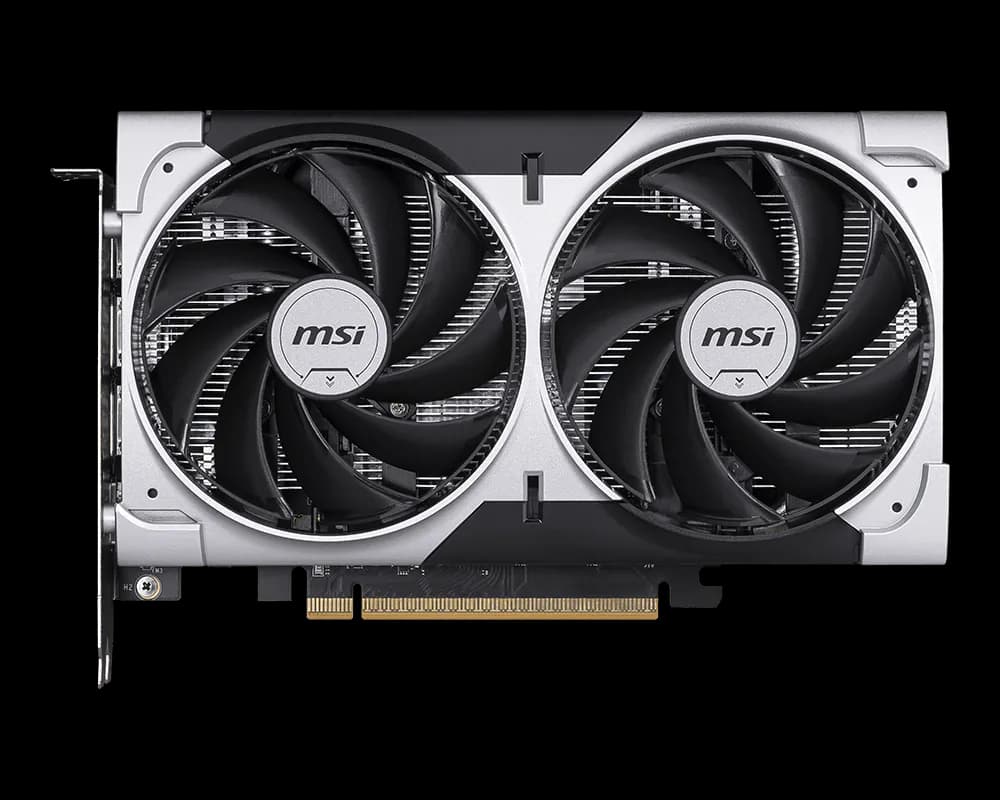 MSI RTX 5050 Ventus 2X OC 8GB Gaming Graphics Card – Dual Fan Cooling, PCIe 5.0, DLSS 4, Ray Tracing, 8K Support — thumbnail 2 of 5