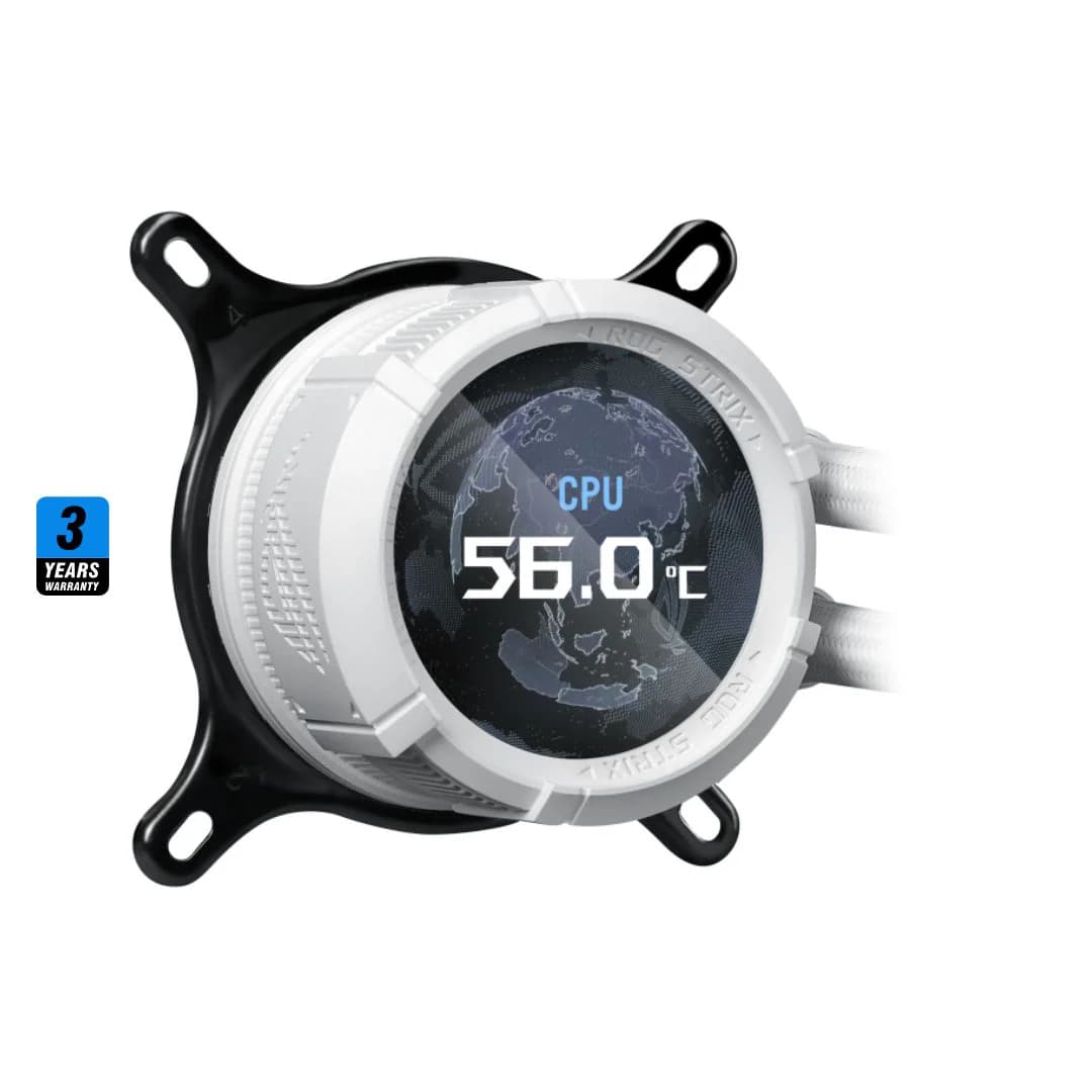 ASUS ROG Strix LC III 360 ARGB White, LCD — thumbnail 4 of 7
