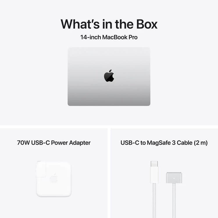 Apple 14" MacBook Pro M5 Pro- 18-Core CPU - 24GB RAM - 2TB SSD - 20-Core GPU - Arabic (Silver) — thumbnail 5 of 9