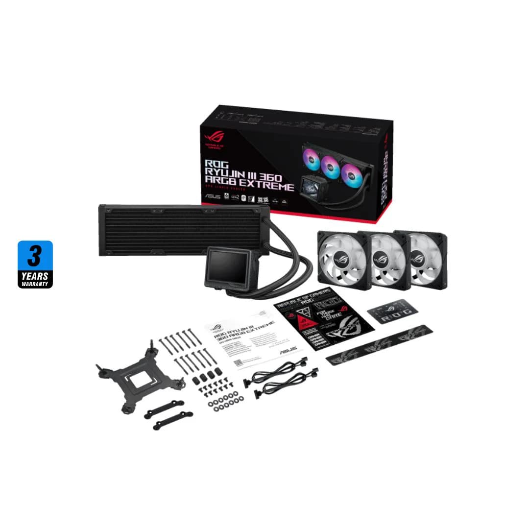 ASUS ROG RYUJIN III 360 ARGB Extreme Black — thumbnail 8 of 8