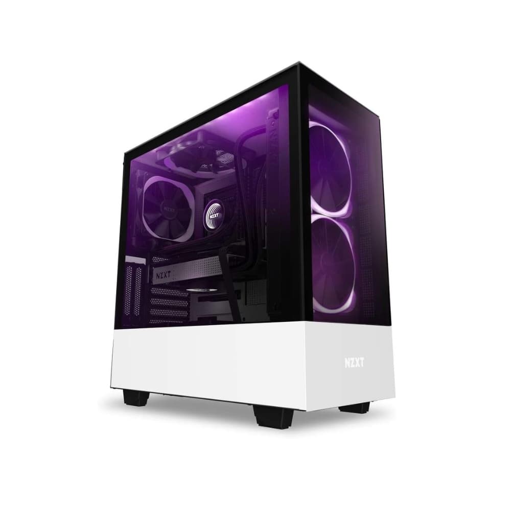 NZXT H510 ELITE TEMPERED GLASS CASE WHITE