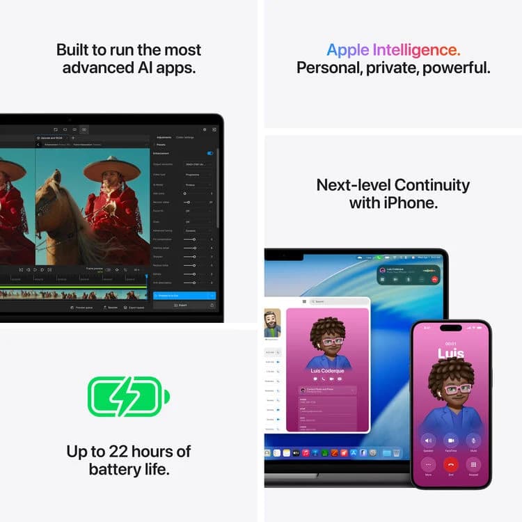 Apple 14" MacBook Pro M5 Pro- 18-Core CPU - 24GB RAM - 2TB SSD - 20-Core GPU - Arabic (Silver) — thumbnail 8 of 9