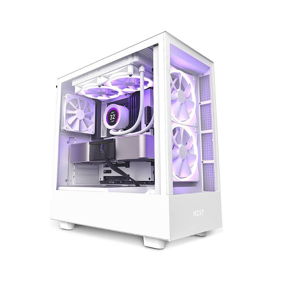 NZXT H5 ELITE (2023) ATX Mid-Tower Case – White