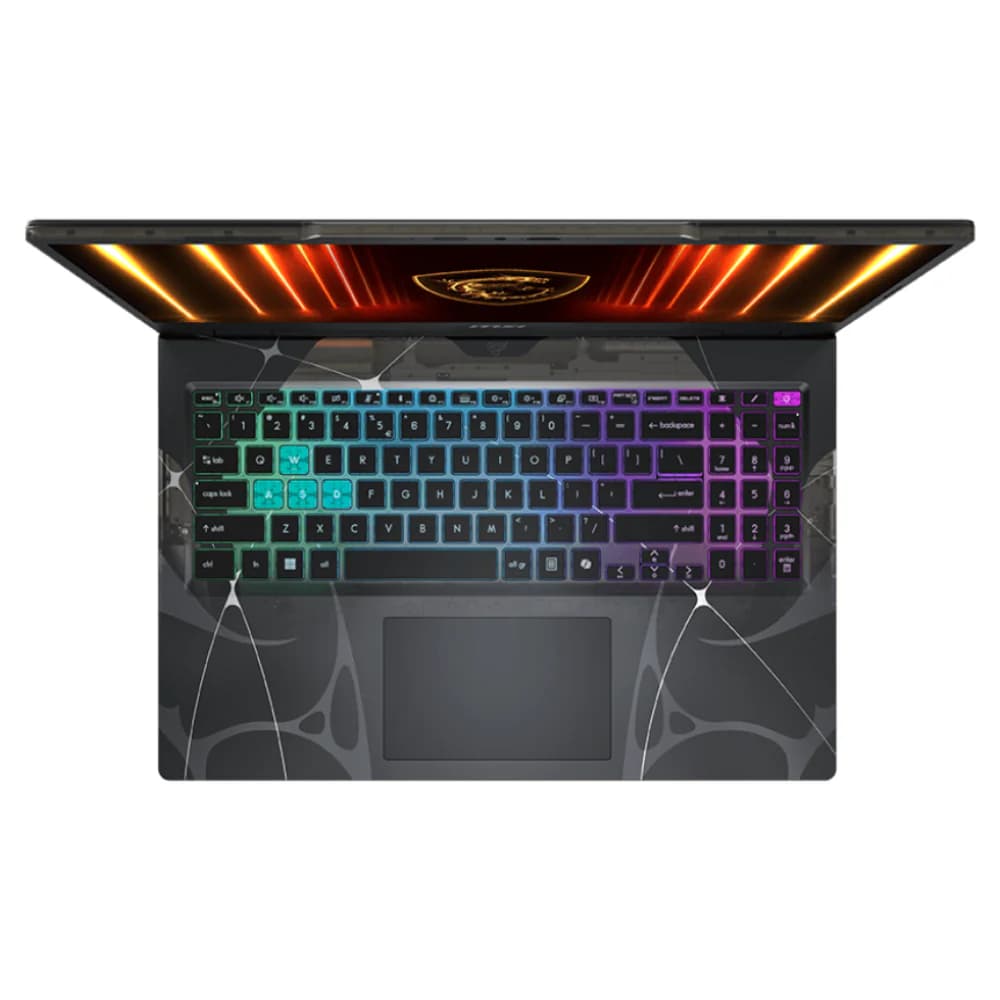 MSI Cyborg 15 B2RWFKG, Intel Core 7-240H, RAM 16GB, SSD 512GB, RTX 5060 8GB, 15.6 FHD IPS 144Hz. Translucent Black — thumbnail 2 of 8