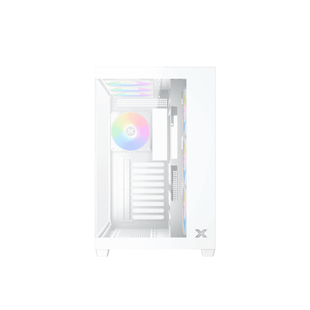 XIGMATEK AQUA V AIR ARCTIC – ATX Mid-Tower PC Case – White — thumbnail 2 of 4