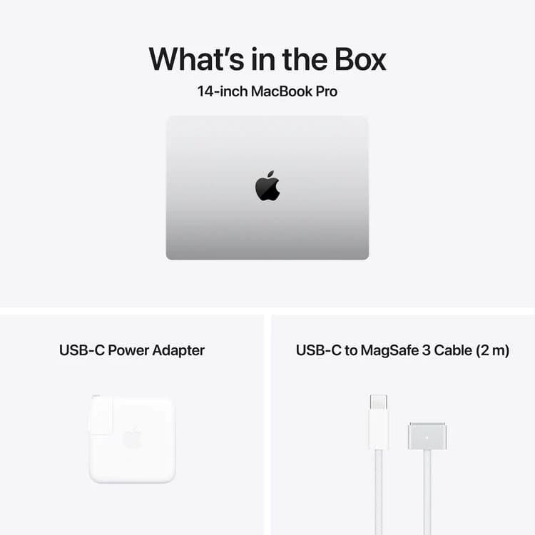 Apple 14" MacBook Pro M5 10-Core CPU - 16GB RAM - 1TB SSD - 10-Core GPU - Arabic (Silver) — thumbnail 6 of 9