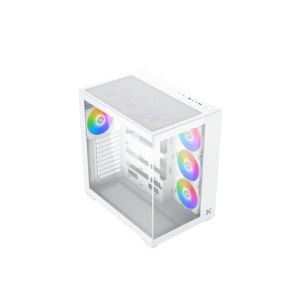 XIGMATEK AQUA V AIR ARCTIC – ATX Mid-Tower PC Case – White — thumbnail 3 of 4