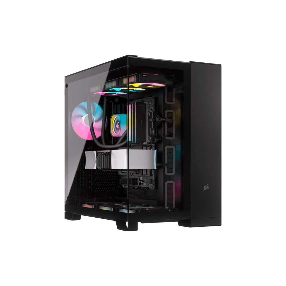 CORSAIR 6500X TEMPERED GLASS MT CASE RGB BLACK ICUE LINK