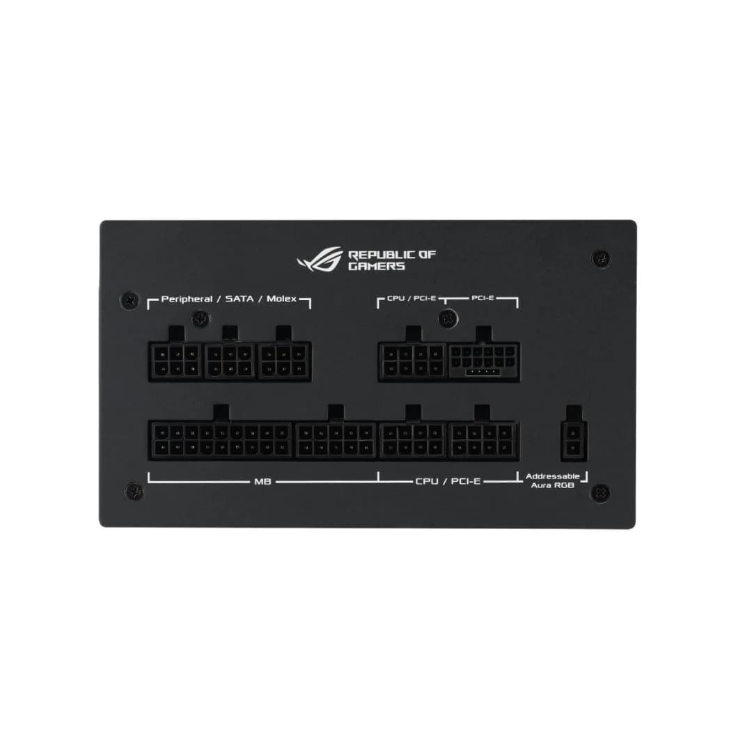 ASUS ROG STRIX GAMING 750W Gold Aura Edition, Full Modular, 80+ Gold, PCIe 5.0 , ATX 3.0, Black — thumbnail 4 of 5