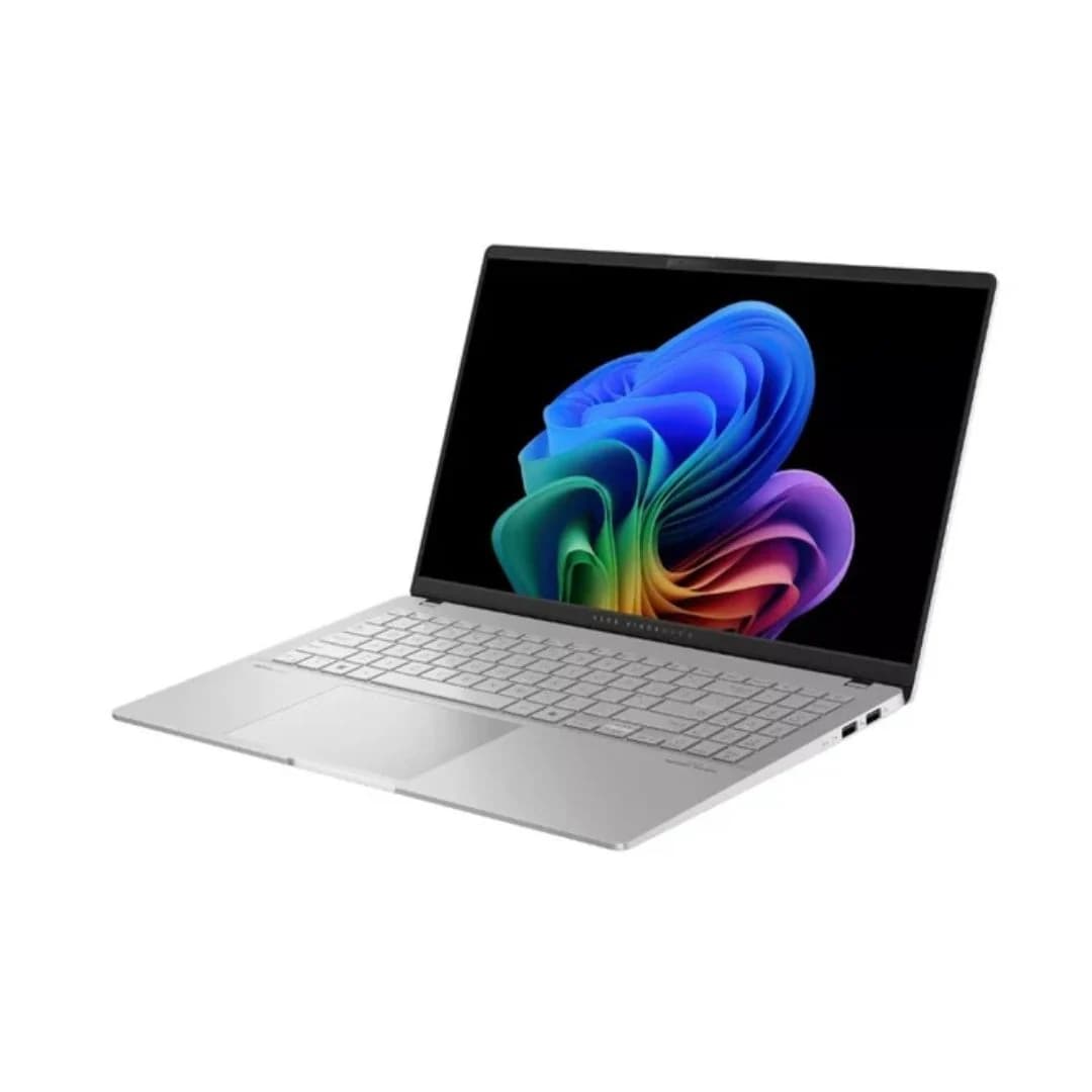 ASUS Vivobook S 15 OLED S5507QA-MA049W, Snapdragon X Elite, RAM 32GB, 1TB SSD, Qualcomm Adreno, 15.6 Inch 3K OLED 120Hz, Cool Silver — thumbnail 3 of 5