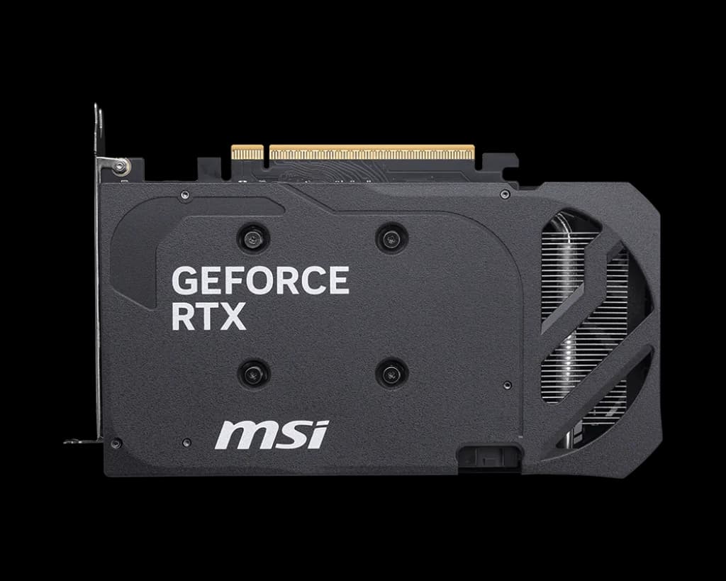 MSI GeForce RTX 5050 8G SHADOW 2X OC – 2560 CUDA Cores, 20 Gbps GDDR6, Boost 2617 MHz, Dual-Fan, PCIe 5.0, 130 W — thumbnail 3 of 5